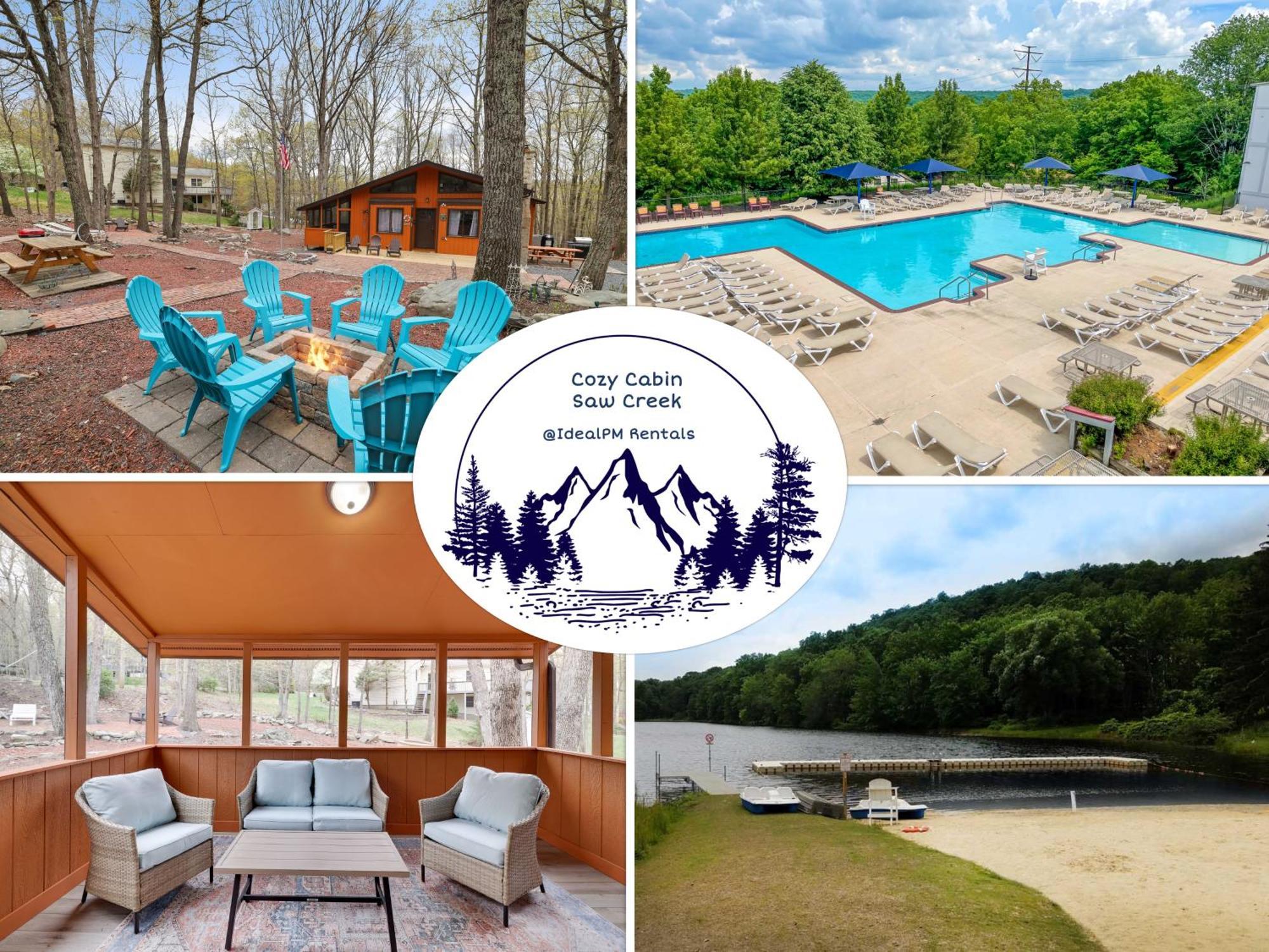 Premier Cozy Cabin - Free Amenities & Comm Indoor Pools Bushkill Exterior foto